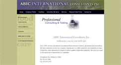 Desktop Screenshot of abic-consulting.com